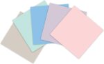 Post-it 100% Recycled Paper Super Sticky Notes, 3 in. x 3 in., 5 Pads, 70 Sheets per Pad, Wanderlust Pastels, School Supplies and Office Products - Image 11