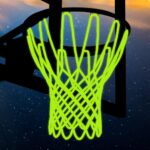 Glow Basketball Net, Nightlight Basketball Net Luminous Outdoor Portable Sun Powered Sport Nylon - Image 5