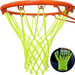 Glow Basketball Net, Nightlight Basketball Net Luminous Outdoor Portable Sun Powered Sport Nylon - Image 4