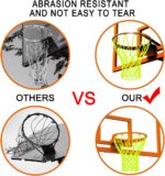 Glow Basketball Net, Nightlight Basketball Net Luminous Outdoor Portable Sun Powered Sport Nylon - Image 3