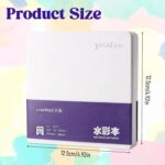 Acrylic Paint Sketch Book 4.92 X 4.92 Inch Watercolor Journal Sketchbook 28 Sheets Art Marker Journal Watercolor Sketch Book Water Color Paper Books for Acrylic Drawing Painting - Image 3