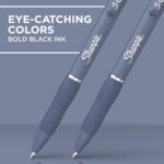 Sharpie S-Gel, Gel Pens, Medium Point (0.7mm), Assorted Fashion Barrels, Black Ink, 12 Count - Office, Teacher, School Supplies - Image 4