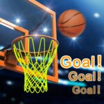 Glow Basketball Net, Nightlight Basketball Net Luminous Outdoor Portable Sun Powered Sport Nylon - Image 7