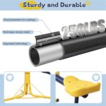 Seesaw for Kids Outdoor, Heavy Duty 250LB 360° Rotating Seesaw Outdoor Teeter Totter with Sit and Spin Design for Backyard Park & Balcony Ideal Outdoor Toys for Kids Ages 3 4 5 6 7 8 - Image 3