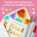 ARTISTRO 24 Metallic Acrylic Paint Markers - Paint Pens for Drawing, Brush + Fine Tips - For Fabric, Rock, Glass, Wood, Eggs - Art & Craft Supplies for Adults, Teens, Kids - Easter Basket Stuffers - Image 6