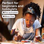 ARTISTRO 24 Metallic Acrylic Paint Markers - Paint Pens for Drawing, Brush + Fine Tips - For Fabric, Rock, Glass, Wood, Eggs - Art & Craft Supplies for Adults, Teens, Kids - Easter Basket Stuffers - Image 7