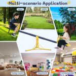 Seesaw for Kids Outdoor, Heavy Duty 250LB 360° Rotating Seesaw Outdoor Teeter Totter with Sit and Spin Design for Backyard Park & Balcony Ideal Outdoor Toys for Kids Ages 3 4 5 6 7 8 - Image 8