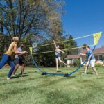 EastPoint Easy Setup Badminton Set - 5 ft Net, 4 Rackets, 2 Shuttlecocks - Quick Setup Net for Backyard Games - Steel Shaft Badminton Rackets for Family Games - Durable Shuttlecocks for Outdoor Sports - Image 9